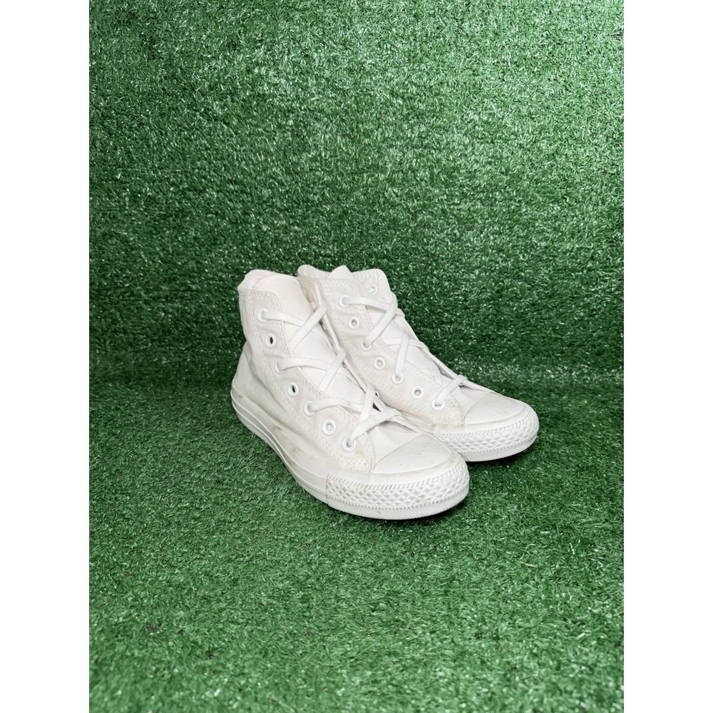Converse Shoes Women Size 5.5 Chuck Taylor All Star High Top White Skate Sneaker - Picture 5 of 11